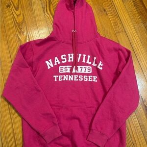Nashville Tennessee Pink Hoodie